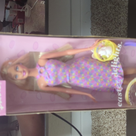 Barbie Easter Delights Doll with Pink and Yellow Dress - Picture 4 of 5